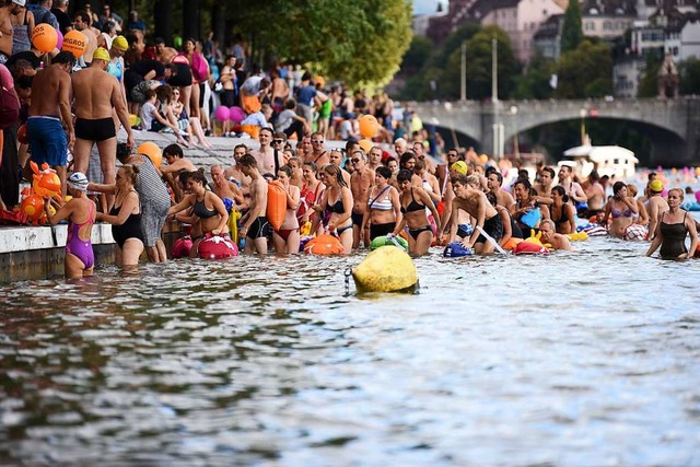 4000 Schwimmer waren es 2018, wie viele werden es dieses Jahr?  | Foto: Jonas Hirt