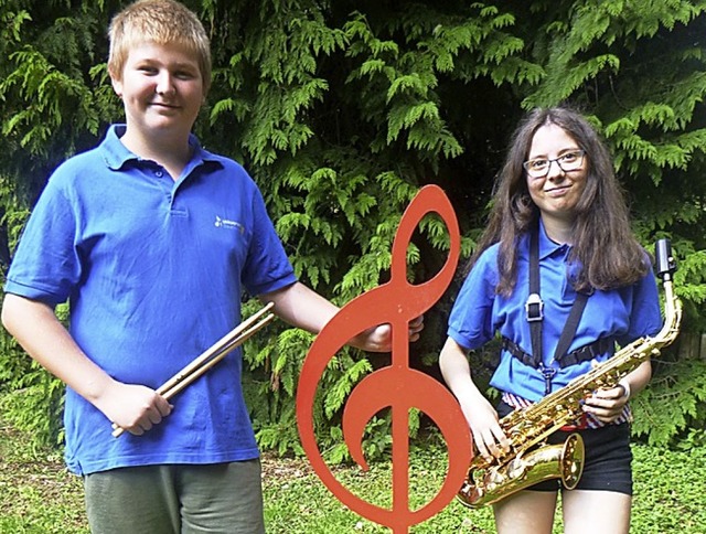 Jan Kraft und  Natascha Werner  | Foto: Musikverein