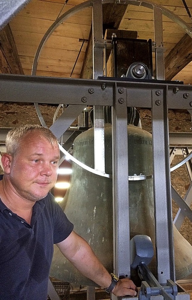 Der Stundenschlag  wird vom Glockenbau...er Firma Perrot aus Calw feinjustiert.  | Foto: Peter Meister