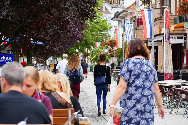 Die Fugngerzone von Rheinfelden am Montag  | Foto: Ralf H. Dorweiler