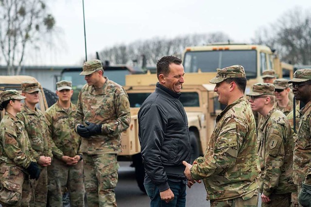 Richard Grenell, US-Botschafter in Deu... weitere Soldaten nach Polen verlegen.  | Foto: Klaus-Dietmar Gabbert (dpa)