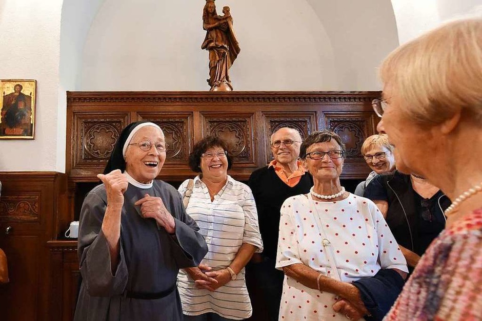 eine gute Gelegenheit hinter die Klostermauern zu schauen (Foto: Rita Eggstein) eine gute Gelegenheit hinter die Klostermauern zu schauen (Foto: Rita Eggstein)