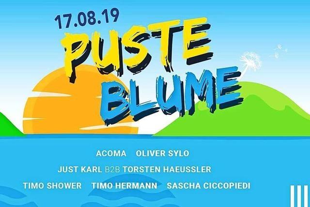 Am Samstag findet das Pusteblume Open Air in Schutterwald bei Offenburg statt