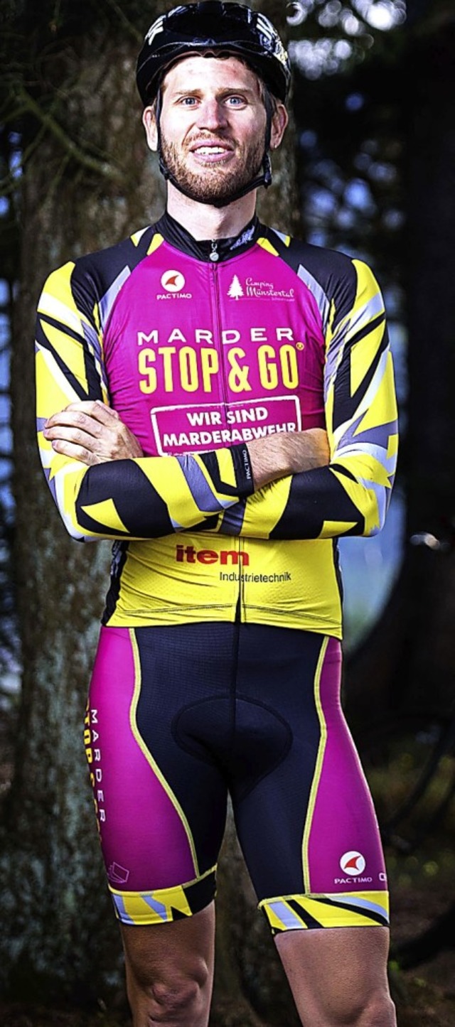 Der Breitnauer Matthias Bettinger erre...ten Bike-Giro-Etappe das Ziel als 14.   | Foto: Riessle