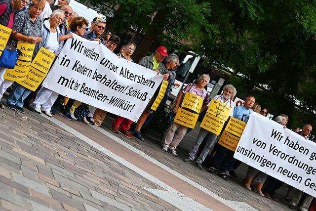 Demo fr Erhalt von Pflegepltzen in Kandern