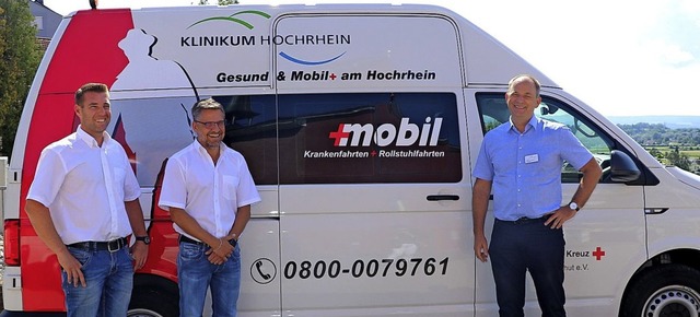 Die Fahrdienstleiter Heiko Zimmermann ... Service fr Patienten mglich macht.   | Foto: Klinikum Hochrhein