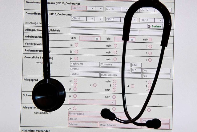 Heikle Informationen: Bei rzten werden viele Patientendaten gespeichert.  | Foto: Stefan Sauer