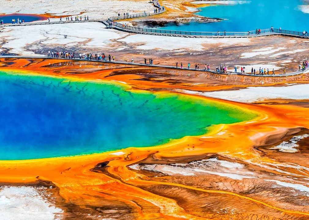 Faszination Yellowstone Nationalpark Von Bisons Quellen Und Regenbogenfarben Reise Badische Zeitung