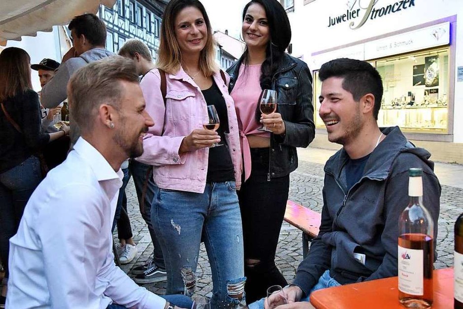 Spaß beim Probieren hatte dieses Quartett (Foto: Markus Zimmermann) Spaß beim Probieren hatte dieses Quartett (Foto: Markus Zimmermann)
