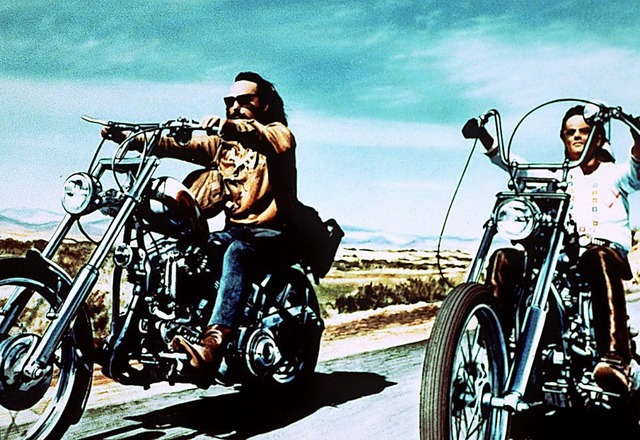 Die &#8222;Easy Rider&#8220; Dennis Hopper (links) und Peter Fonda  | Foto: Pro