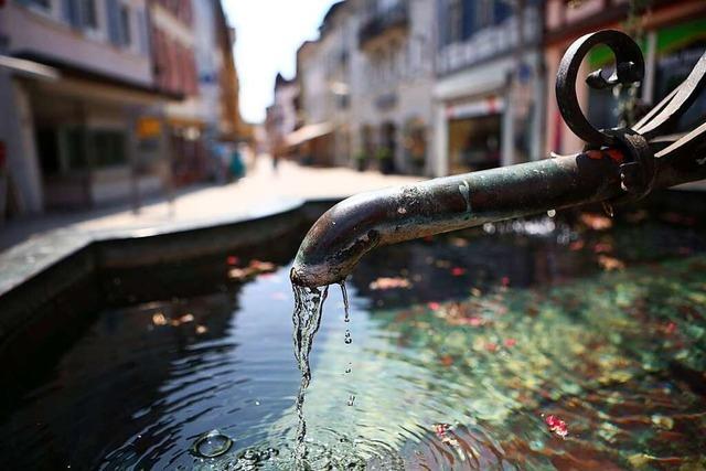 Das Lahrer Wasser in Litern, Cent und Gramm