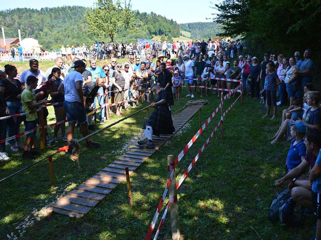 Der Spa an der Freud steht im Vordergrund: Highland Games in Stegen