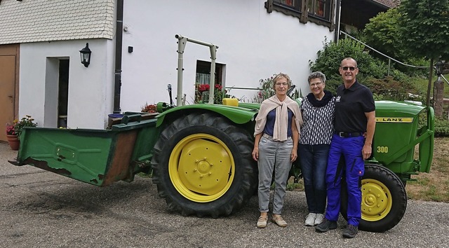 Am Ziel der Spurensuche: Klaus Mller ...mit ihrer Familie den Hubhof bewohnt.   | Foto: suedkurier