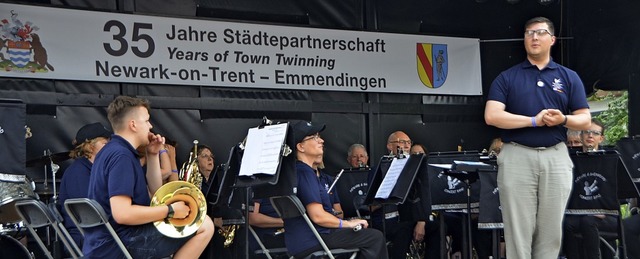 Ihre musikalische Visitenkarte gab die... Band am Sonntag auf dem Weinfest ab.   | Foto: Gerhard Walser