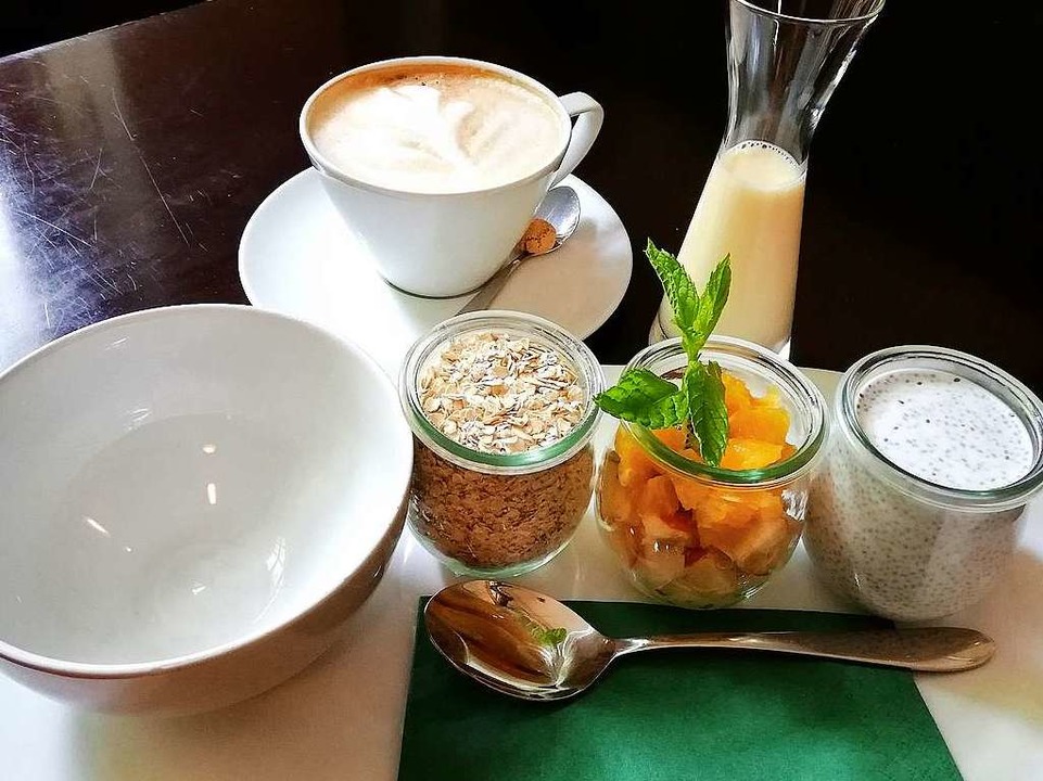 Der Chiapudding aus dem Café Einstein ... nur super lecker, sondern auch vegan.  | Foto: Tobias Zahlten