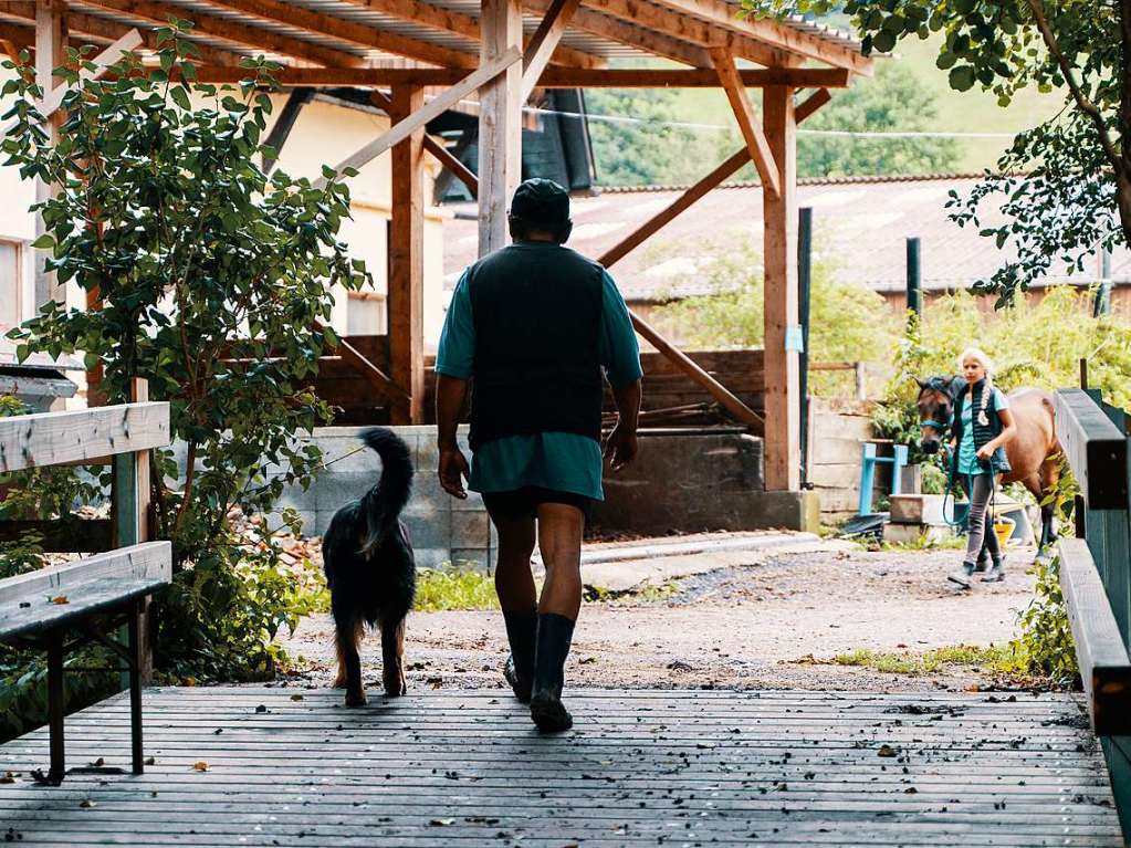 Idyllisch und viele Freiheiten fr die Tiere: der Junghof Kappel