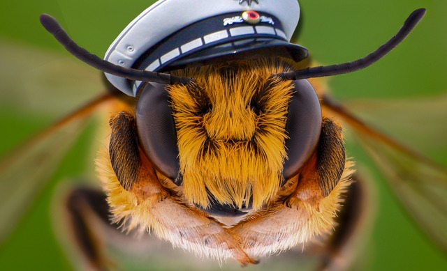 Bienen sollen im Auftrag der Polizei n...ndest schlgt eine Bachelorarbeit vor.  | Foto: constantincornel  Norbert Frsterling