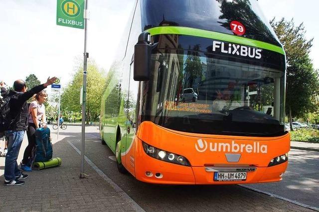 Der Flixbus hält wieder am Bahnhof in Rheinfelden