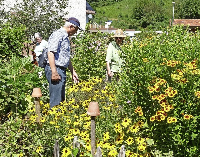 &#8222;Tag der offenen Gartentr&#8220; hie es   in Oberprechtal.   | Foto: Roland Gutjahr