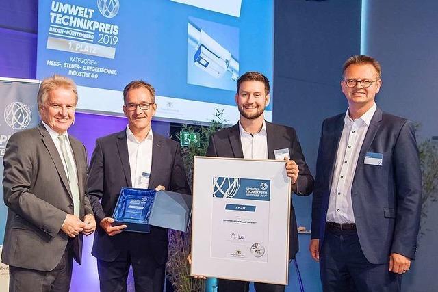 Zwei Unternehmen aus der Region Freiburg erhalten den Umwelttechnikpreis des Landes