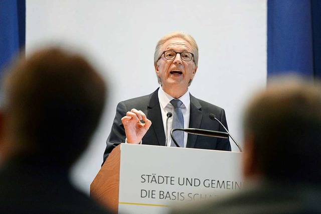 Der Gemeindetagsprsident Roger Kehle   | Foto: Deniz Calagan