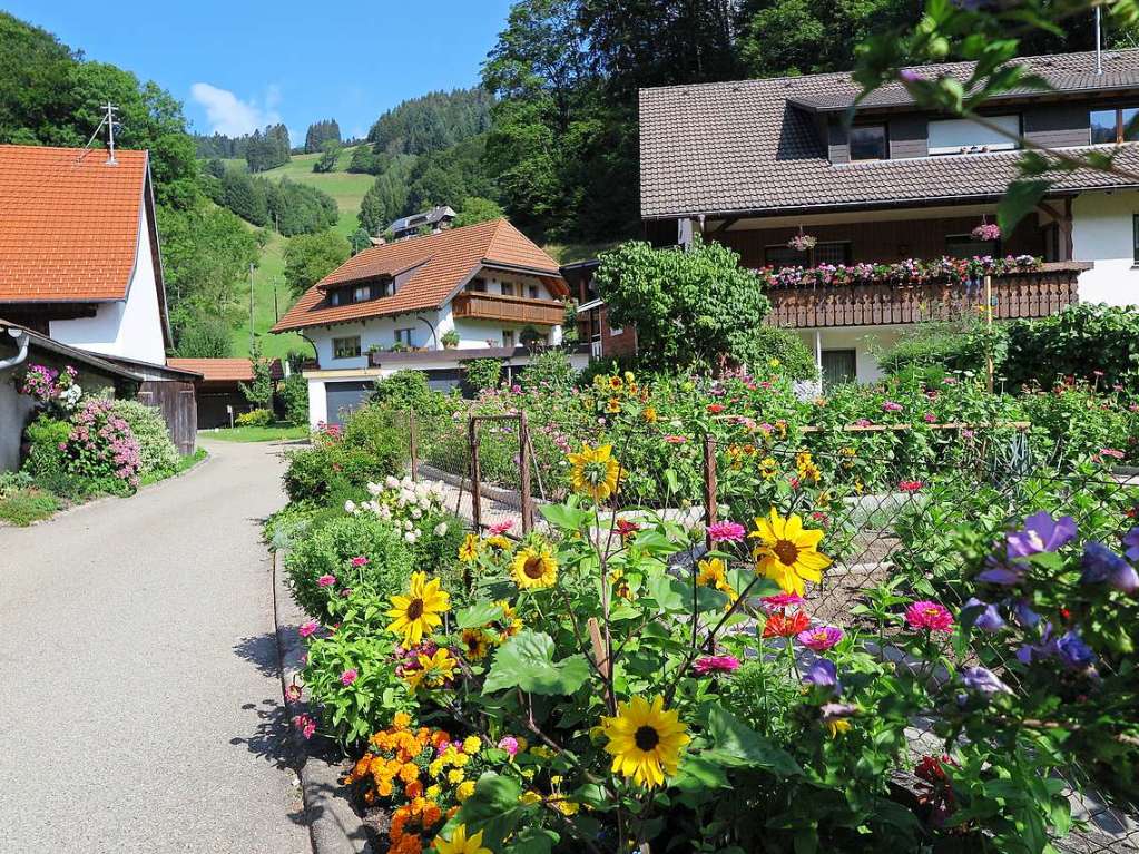 Es ist ein besonders malerisches Fleckchen Erde im idyllischen Mnstertal: Der von den Bewohnern liebevoll Spielwegdrfli genannte Weiler. Wegen der Sperrung der einsturzgefhrdeten Brcke wurde es unfreiwillig zur Fugngerzone.