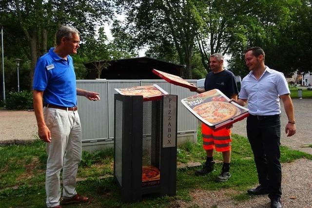 Waldkirch bekämpft Pizzakarton-Problem mit amerikanischer Abfallmethode