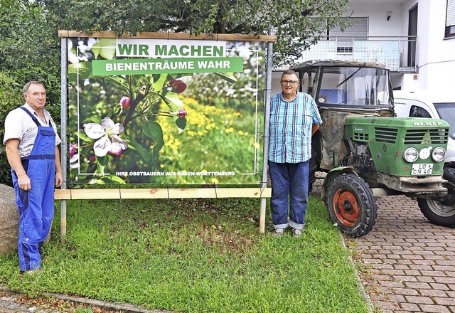 Gert Willmann (links) und Heinz Meyer ...hen. Doch  sind sie  selten geworden.   | Foto: Jutta Schtz