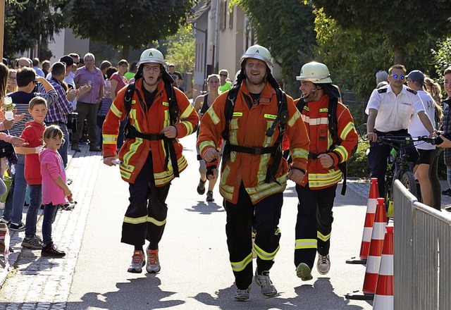 Beim Klosterlauf 2018 startete auch die Feuerwehr.   | Foto: Verein/Christoph Richter