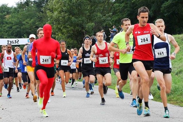 Einer, der mit Verkleidungen fr Unter... sorgt, ist Radweltmeister Kai Saaler.  | Foto: Lauffreunde wehratal