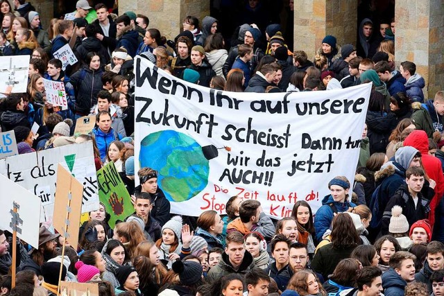 Klimastreik in Freiburg   | Foto: Thomas Kunz