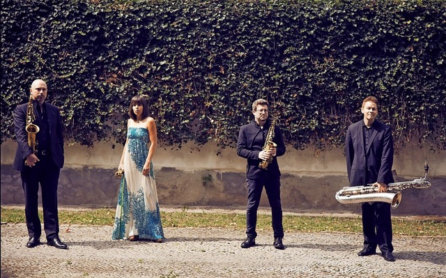 Weltweit gefragt und vor 50 Jahren gegrndet: das Raschr Saxophon Quartet.  | Foto: Felix Broede, Copyright 2014 