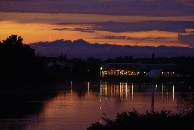 Ein Abendhimmel wie im Urlaub