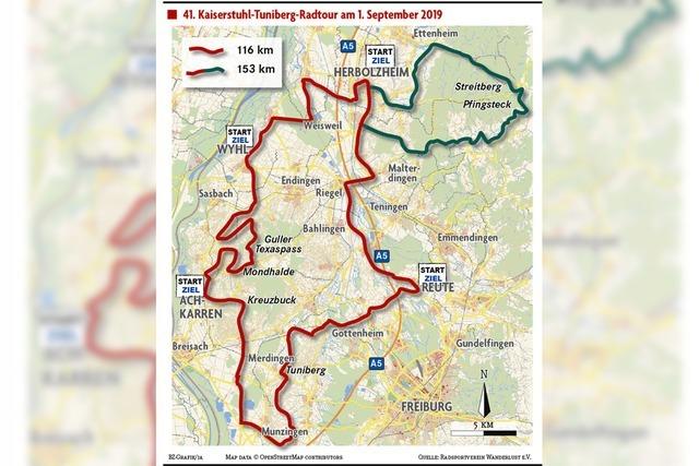 Kaiserstuhl-Tuniberg-Radtour