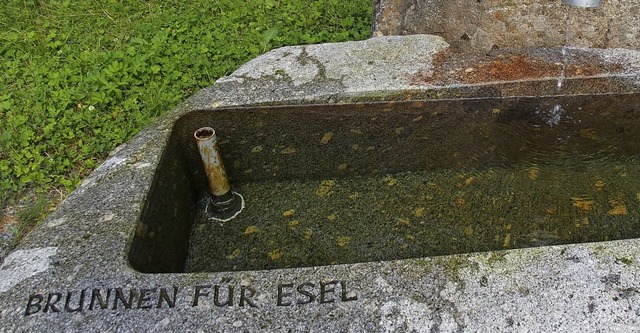Ein Brunnen am Esel fr Esel &#8211; oder so<ppp></ppp>  | Foto: Thomas Mutter