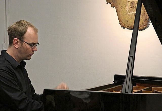 Gefiel mit virtuosem Spiel: Konzertpianist Corbin Beisner    | Foto: Peter Schtz
