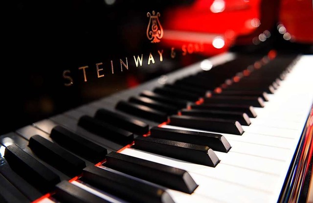 Knstler lieben sie: die Tasten des Sp...spielenden Flgels der Firma Steinway.  | Foto: Marcus Brandt