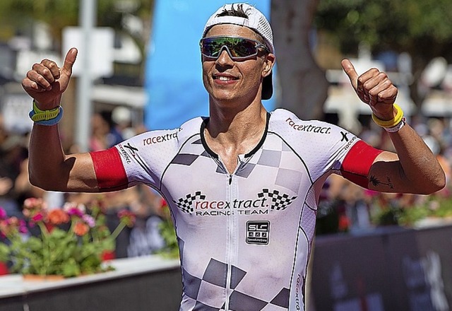 Hannes Wolpert beim Ironman auf Lanzarote.   | Foto: ingo_kutsche