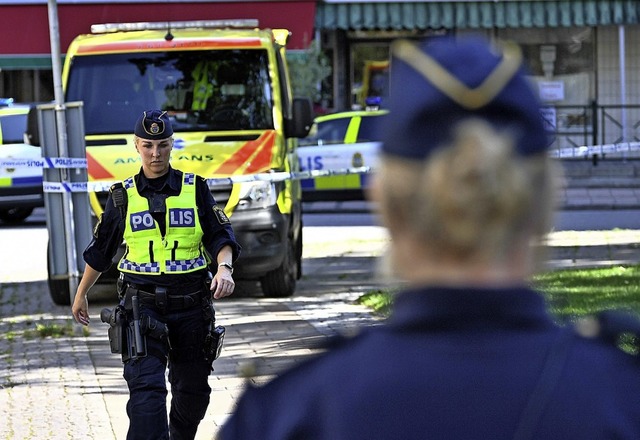 Ein 19-Jhriger wurde wegen Beihilfe zum Mord bereits verhaftet.  | Foto: JOHAN NILSSON (AFP)