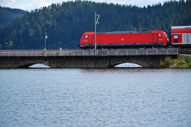 Fast sind die Bgen der Brcke nicht mehr zu sehen.  | Foto: Friedbert Zapf