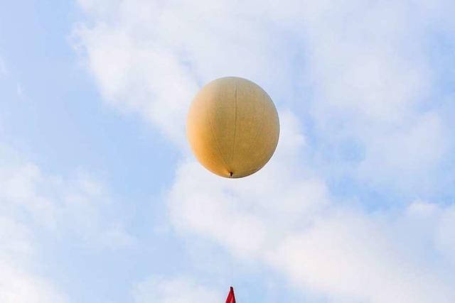 Der Wetterballon von Offenburger Hochschlern stieg bis auf 30.798 Meter