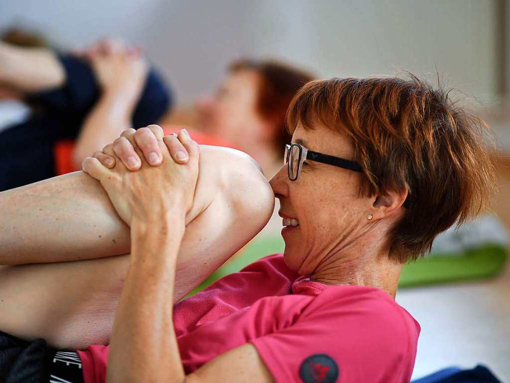 Beim Hatha-Yoga geht’s um Harmonie zwischen Krper und Geist.