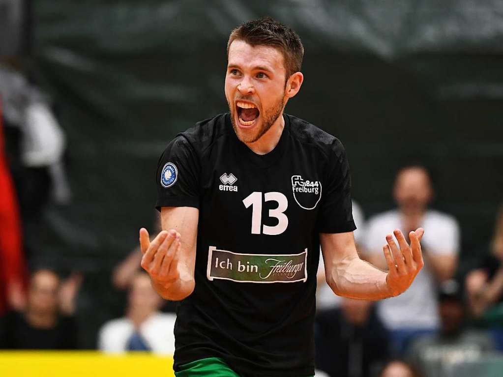 Volleyball bei der FT, hier Marc Zimmermann