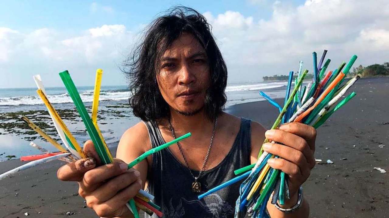 Szene aus dem Film Pulau Plastik (Plas... indonesischen Filmemachers Gede Robi.  | Foto: Pulauplastik