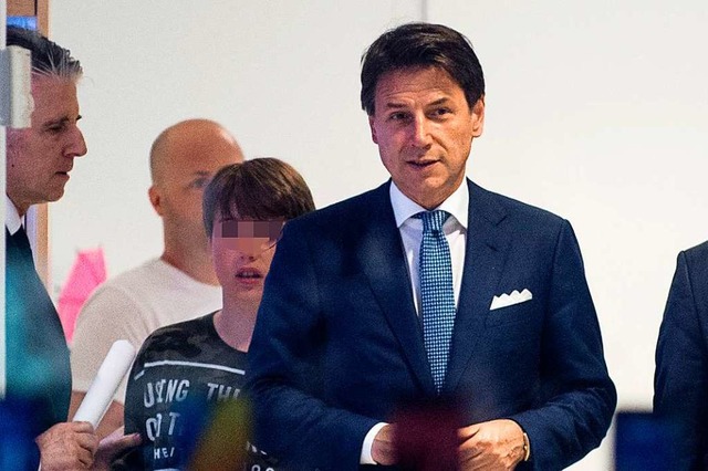 Der alte wird auch der neue italienische Ministerprsident: Giuseppe Conte.  | Foto: Valerio Portelli (dpa)