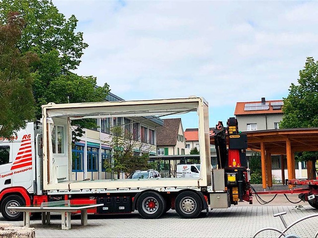 Die mobilen Rume waren zuletzt schon als Kindergarten im Einsatz.  | Foto: Gemeinde Grenzach-Wyhlen