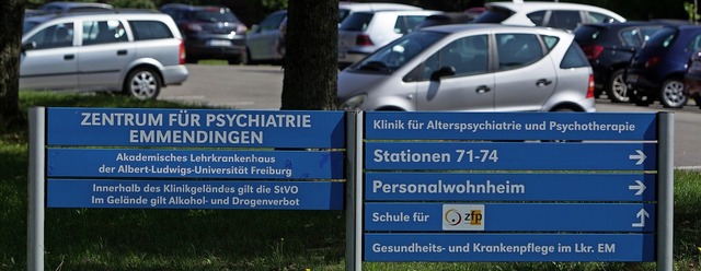 Das ZfP (das Foto zeigt den Parkplatz ...u den grten Arbeitgebern der Region.  | Foto: Patrik Mller