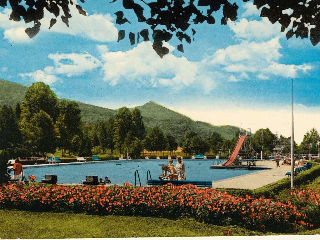 Schwimmbad Waldkirch, Aufnahmen aus den 1960er Jahren