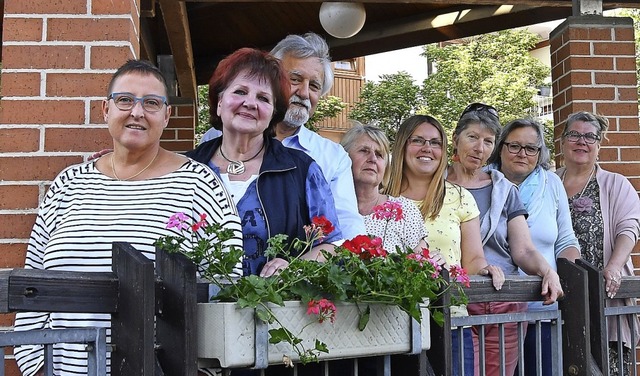 Der AWO-Vorstand im Jubilumsjahr (von... Christel Campagna und Jutta van Dick   | Foto: MANFRED HERBERTZ