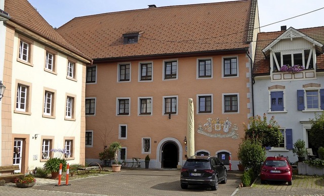 Das frhere Amtshaus in Sthlingen kan... des Gasthofes &#8222;Rebstock&#8220;.  | Foto:  Edelgard Bernauer